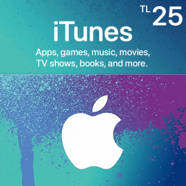 Карта iTunes 25 Лир (Турция)