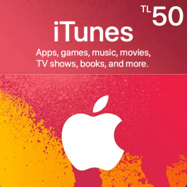 Карта iTunes 50 Лир (Турция)
