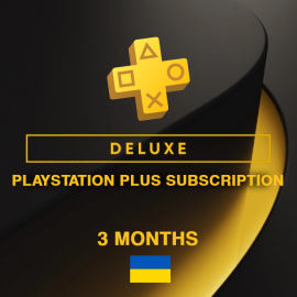 PS Plus DELUXE 3 месяцев (Украина, активация сотрудником)